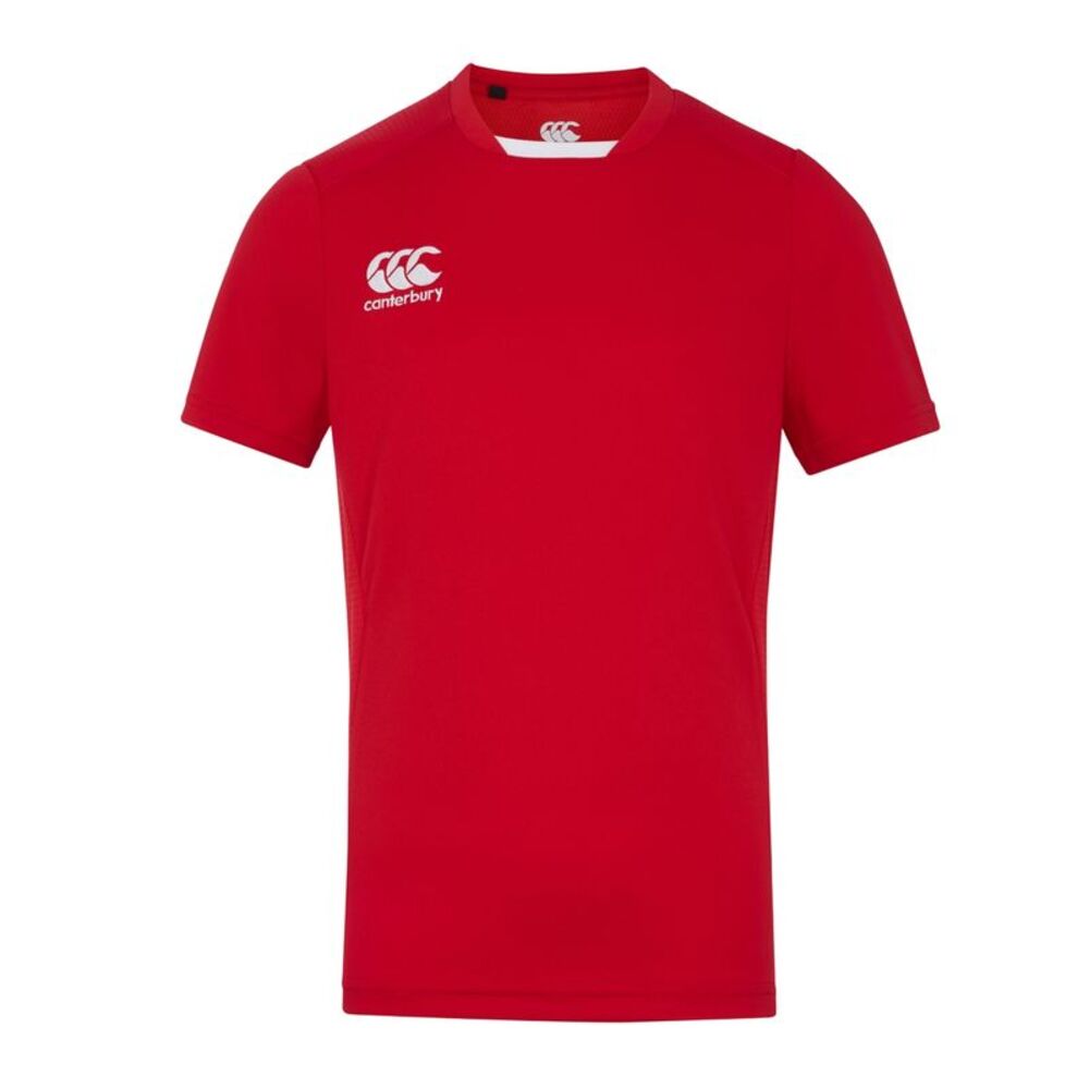 Canterbury Childrens/Kids Club Dry T-Shirt / Flag Red